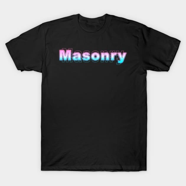 Masonry T-Shirt by Sanzida Design